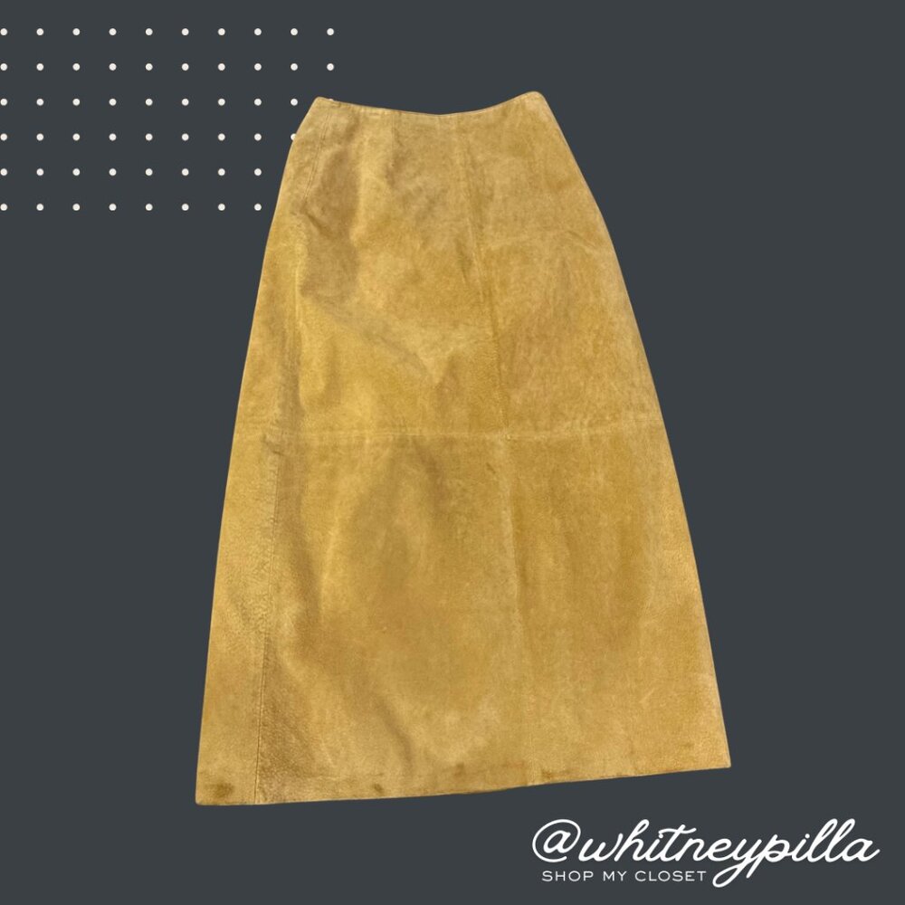 Live a Little Suede Maxi Skirt